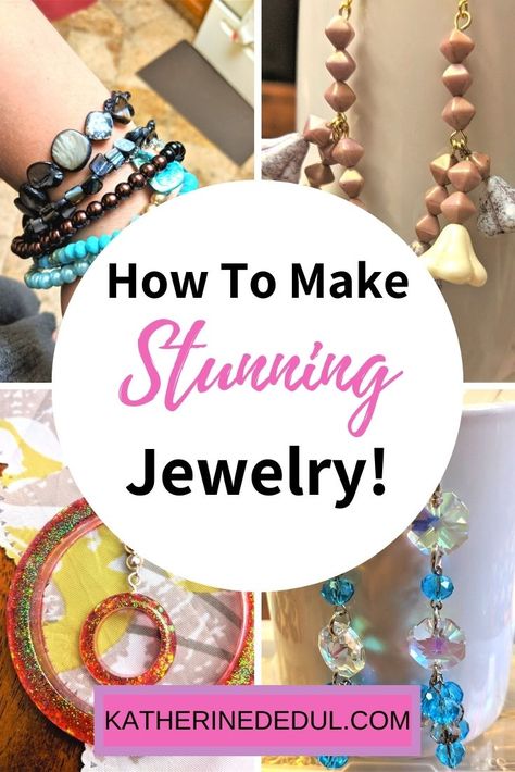 Looking to pick up a jewelry making hobby in the new year? Curious what you need to know to get started? Check out this post!! #JewelryMaking #LearnToMakeJewelry #BeadedJewelry How To Jewelry Making, Make Necklaces Diy, Jewelry Making Tutorials Step By Step, Home Made Jewelry Ideas, Easy Jewelry Making Ideas, Free Jewelry Making Projects, Designing Jewelry, 2025 Ideas, Jewellery Making Tools