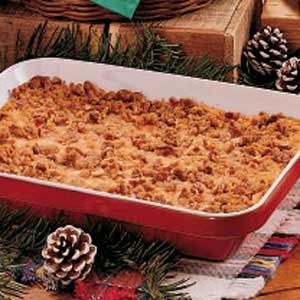 Sweet Potato Puff - perfect side-dish for those big holiday meals! Sweet Potato Fluff, Sweet Potato Puffs Recipe, Potato Puffs Recipe, Sweet Potato Casserole Recipes, Sweet Potato Puffs, Sweet Potato Crunch, Potato Casserole Recipes, Baked Sweet Potato Casserole, Thanksgiving Goodies