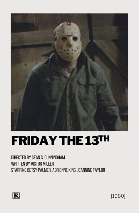 Best Slasher Movies, Scary Movies Posters, Movie Posters Scary, Movies To Watch Horror, Scary Movie Posters, Movie Posters Horror, Friday The 13th Movie Poster, Halloween Scary Movies, Werewolf Movies