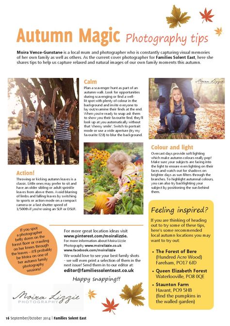 ISSUU - Families Solent East - Issue 54 Sept/Oct by Families Online #familiesmagazine #familiessolenteast #moiralizziephotography #moiralizzie #photographytipschildren Bedroom Board, Autumn Magic, Graphic Arts, Autumn Inspiration, Photography Tips, Magazine, Bedroom, Photography