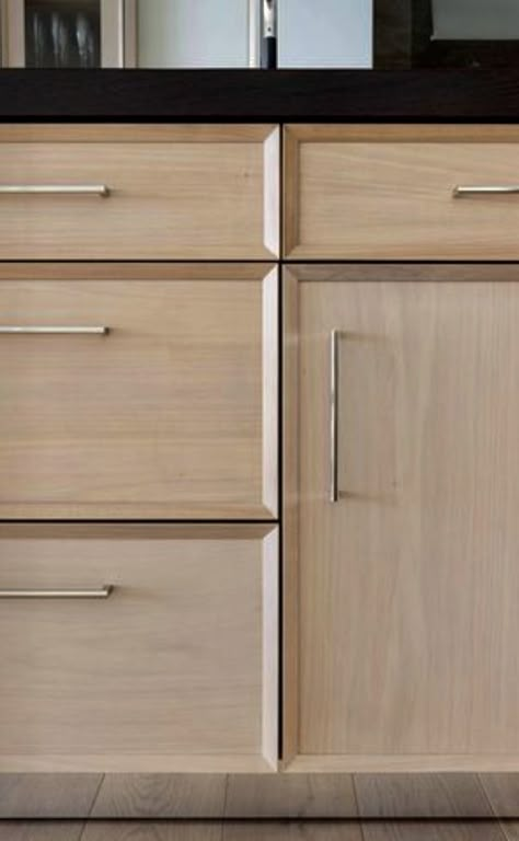 Modern Inset Kitchen Cabinets, Cabinet Fronts Styles, Flat Cabinet Doors, Cabinet Profiles, Downstairs Kitchen, Modern Cabinet Doors, Slab Cabinet Doors, Kitchen Cabinets Fronts, Chicago Kitchen