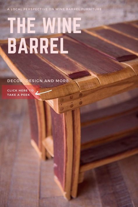 Barrel Bar Stools, Wine Barrel End Table, Wine Barrel Signs, Bourbon Barrel Furniture, Barrel End Table, Bourbon Barrel Decor, Whiskey Barrel Decor, Wine Barrel Chairs, Whiskey Barrel Ideas