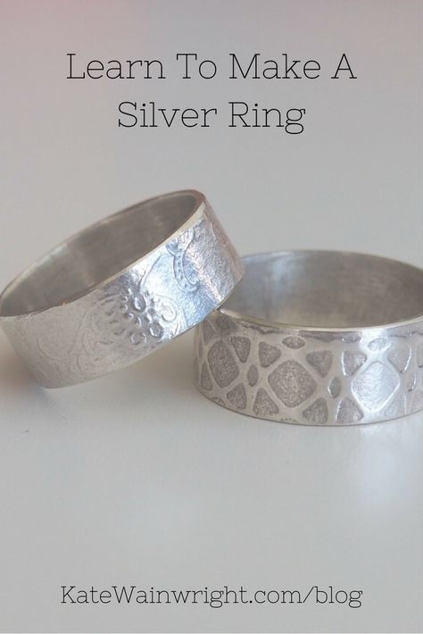 Teaching A Beginner Silver Jewellery Workshop How To Make Silver Jewelry, Making Silver Jewelry, Beginner Silversmithing, Beginner Silversmithing Projects, Silver Smithing For Beginners, Silversmithing Tutorials, Jewellery Project, Jewellery Workshop, Silver Jewellry