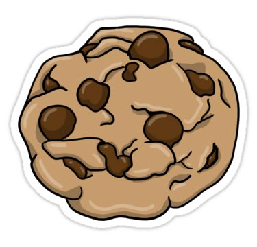 "Chocolate Chip Cookie" Stickers by Zahmbei | Redbubble طابع بريدي, Preppy Stickers, Homemade Stickers, Buy Cookies, Red Bubble Stickers, Cute Laptop Stickers, Bubble Stickers, Stickers Cool, Tumblr Stickers