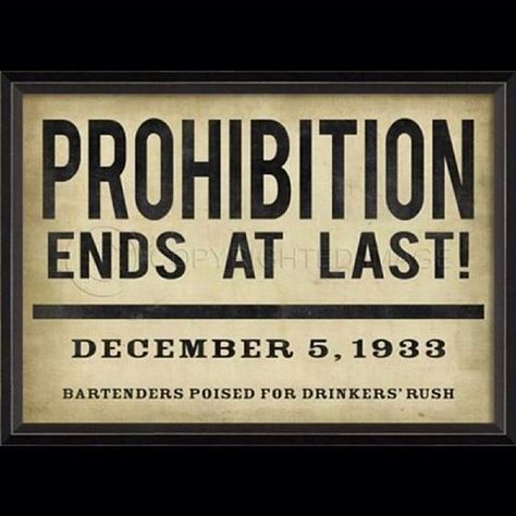 Prohibition Prohibition Bar, End Of Prohibition, Speakeasy Bar, Speak Easy, News Art, Headline News, Bar Art, Bar Room, Vintage Americana