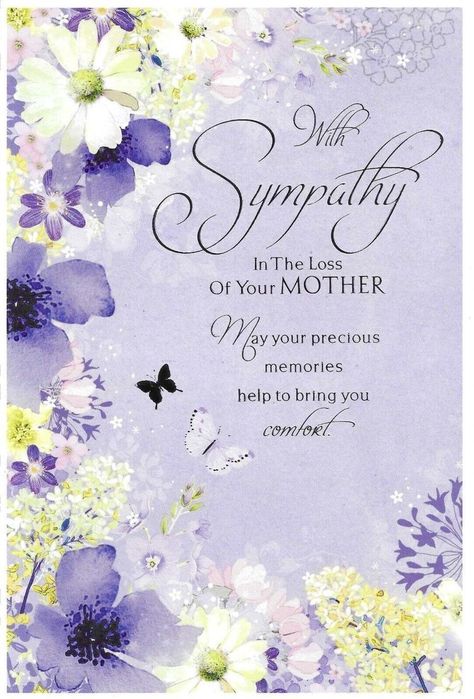 Loss Of Your Mother, Condolences Messages For Loss, Sympathy Verses, Words For Sympathy Card, Sympathy Card Sayings, With Deepest Sympathy, Condolences Quotes, Happy Birthday Beer, Sympathy Greetings