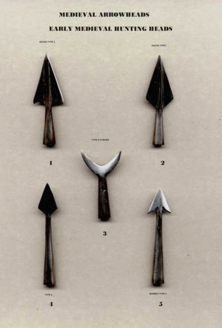 Medieval arrowheads Medieval Arrowheads, English Longbow, Medieval Archery, Story Props, Medieval Warfare, Blacksmithing Ideas, Arrow Heads, Crossbow Hunting, Archery Bows