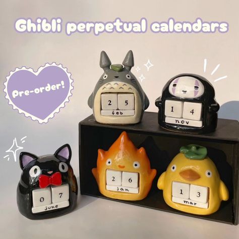 w a l l f l e u r ✿ | Making the cutest clay calendar for @pudgypenguins 🐧💙 | Instagram Ideas For Clay Projects, Air Dry Clay Designs, Clay Calendar Diy, Clay Heart Ideas, Functional Art Ideas, Air Dry Clay Calendar, What To Make From Clay, Diy Useful Gifts, Useful Clay Ideas