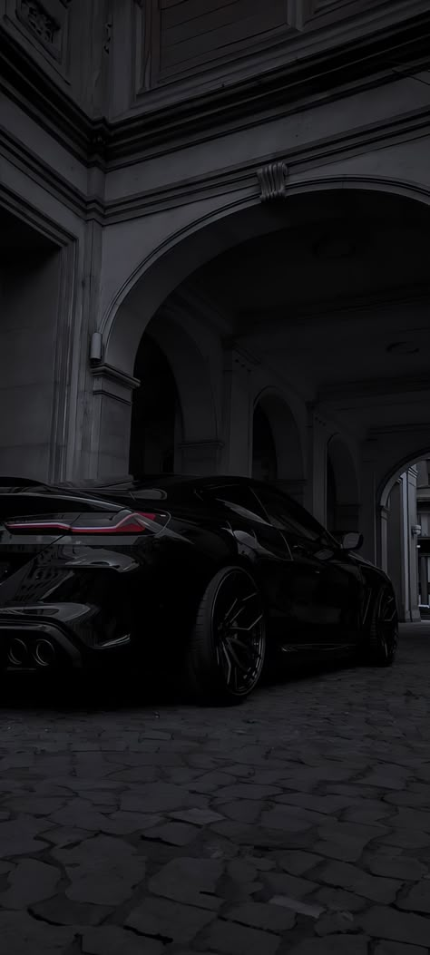 Dark Black Cars Aesthetic, Black Bmw Aesthetic Wallpaper, Ipad M4 Wallpaper, Bmw Wallpapers Aesthetic, Black Luxury Wallpaper Iphone, Bmw Dark Aesthetic, Dark Car Wallpaper Iphone, Black And White Aesthetic Car, Black Simple Wallpaper Aesthetic