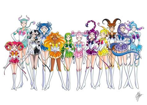 Sailor Moon Villains, Libra Sagittarius, Virgo Scorpio, Sailor Moon Girls, Arte Sailor Moon, Sailor Moon Fan Art, Art Twitter, Sailor Chibi Moon, Sailor Moon Wallpaper