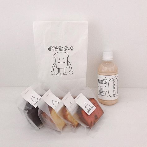 ☾ Brownie Packaging, Korean Cafe, Bread Packaging, Baking Packaging, Dessert Packaging, Folding Origami, Bakery Packaging, Cake Packaging, Cookie Packaging