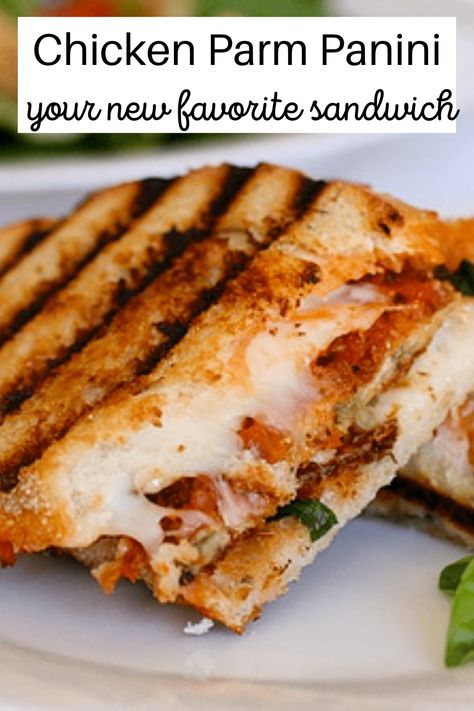 Panini Grill Recipes, Best Panini Recipes, Panini Press Recipes, Sandwich Recipes Panini, Sandwich Maker Recipes, Eggplant Sandwich, Panini Recipes Chicken, Chicken Parmesan Sandwich, Best Sandwich Recipes