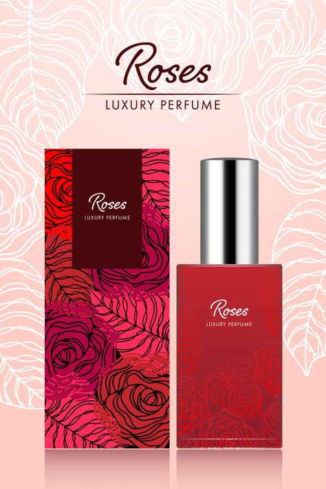 Rose Packaging Design, Perfume Box Design Ideas, Perfume Box Design Packaging, Perfume Packaging Design Boxes, Perfume Label Design, Perfume Box Design, Agarbatti Packaging, Perfume Box Packaging, Sweet Packaging Design