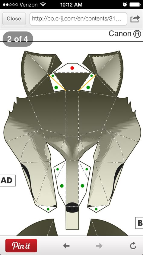 Wolf mask template, large Wolf Therian Mask Template, Wolf Mask Template, Animal Mask Templates, Paper Mask Diy, Paper Mask Template, Skull Template, Cardboard Mask, Wolf Skull, Wolf Costume