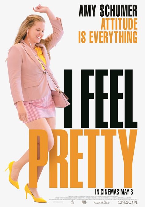 I Feel Pretty "B" I Feel Pretty Movie, Feel Good Movies, How To Feel Pretty, Pretty Movie, Attitude Is Everything, Amy Schumer, Chick Flicks, Lessons Learned In Life, Education Humor