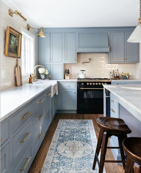 Colored Stove, Small Traditional Kitchen, Blue Green Kitchen, Before And After Kitchen Remodel, Stove Kitchen, Kitchen Remodel Cabinets, Rollercoaster Of Emotions, Before And After Kitchen, Kitchen Remodel Before And After