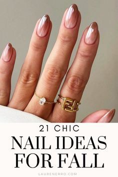 Life is not perfect but yournails can b . Mani Fall Nails, Fall Time Nails Simple, Nail Colors Neutral Classy, Classy September Nails, Fall Transition Nails Almond, Nails To Go With Terracotta Dress, Fall Nails Neutral Design, Napa Nail Ideas, Get Manicure Ideas