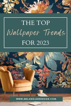 Floral Wallpaper Living Room Interiors, Bedroom Wallpaper Trends 2023, Best Wallpaper 2023, Wallpaper House Design Living Room, Best Peel And Stick Wallpaper Bedroom, Lounge Room Wallpaper, Wallpaper Modern Living Room, Modern Wallpaper Accent Wall Bedroom, Wallpapers For Rooms Bedrooms Wall Decor