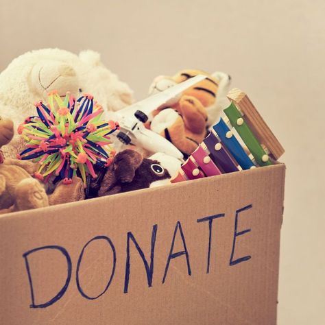 7. Donate toys your kids have outgrown -Look around your house and see if you have toys that your kids have outgrown, or at least are not using any longer. Then donate them to a local charity. There are at least two benefits of donating toys you have outgrown. The first is that your child will benefit from the excitement of receiving new toys without the guilt of getting rid of something they've loved so much. Simple Things, New Toys, The First, Benefits, Toys, 10 Things