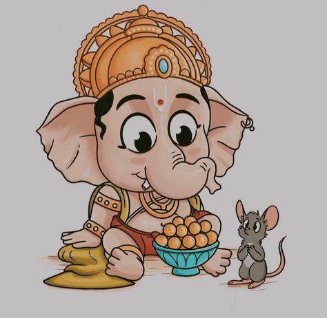 Cartoon Ganesha Drawing, Vinayaka Drawing For Kids, Ganesha Cartoon Images, Ganesh Chaturthi Drawing Competition, Ganpati Cartoon Images, Drawing For Ganesh Chaturthi, Vinayaka Images Drawing, Ganpati Cartoon, Ganesh Doodle Art