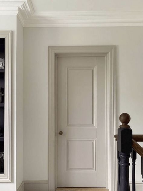 blackband-design-top-10-paint-colors-v (69) Wall Colour Design, Interior Door Colors Ideas, Interior Door Color, Interior Door Colors, Fine Paints Of Europe, Trim Paint Color, Painted Interior Doors, Pierre Yovanovitch, Hallway Colours