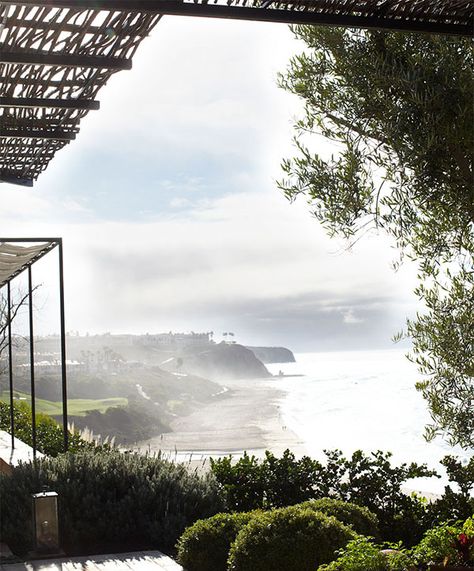 Mediterranean dwelling overlooks Salt Creek Beach Ocean California, Mediterranean Vibes, Patina Farm, Sea View House, Mediterranean Living, Mediterranean Architecture, Seaside Living, Seaside Decor, Seaside Beach