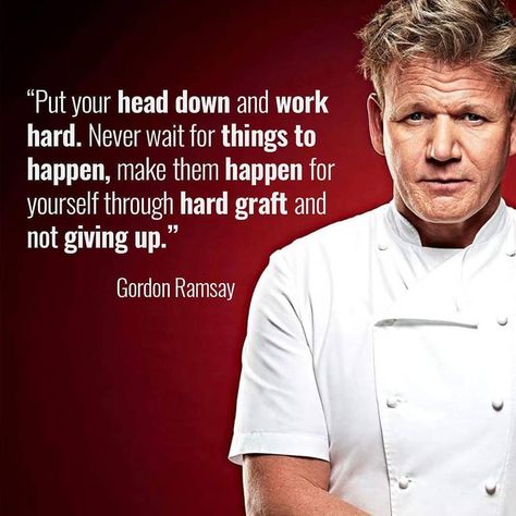 Gordon Ramsay Quotes, Control Your Mind, Marco Pierre White, Successful Quotes, Branding Portraits, Stop Expecting, Amazing Words, Yes Chef, Dream Reality