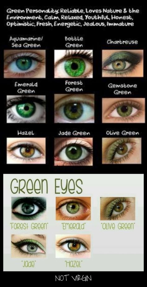 Different Eyes Colors, Shades Of Green Eyes, Jade Green Eyes, Bright Green Eyes, Emerald Green Eyes, Eyes Health, Collar Verde, Health Nails, Eye Color Chart