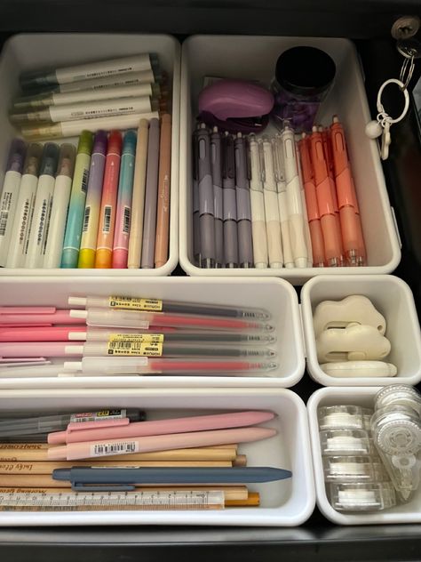 My Stationary collection #stationary #justjan College Stationary Aesthetic, Aethstetic Stationary, Sixth Form Stationary, Pen Collection Organization, Stationary Set Up, Study Things To Buy, Campus Stationary, Stationary Supplies Organization, School Stationary Aesthetic