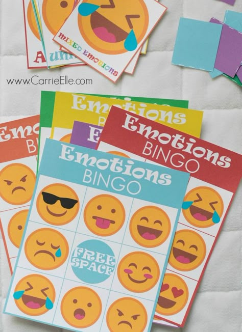 Looking for free printable kids games? Little ones will love this Emotions Bingo inspired by Inside Out! Bingo Games For Adults, Emotions Game, Feelings Games, Emotions Preschool, Printable Bingo Games, Group Games For Kids, Emoji Birthday Party, Emotions Activities, Emoji Birthday