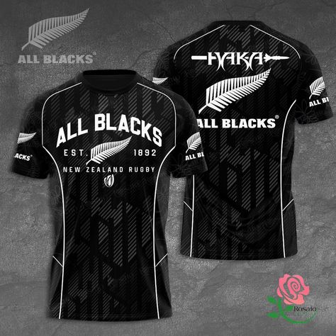 All Black New Zealand Rugby 3D Apparels, Allblacks Polo, New Zealand Rugby T Shirt Check more at https://rosatocloset.com/product/all-black-new-zealand-rugby-3d-apparels/ All Blacks Rugby, Professional Bull Riders, New Zealand Rugby, The Artist Movie, 3d Clothing, Rugby Fashion, All Blacks, Rugby World Cup, Rugby Union