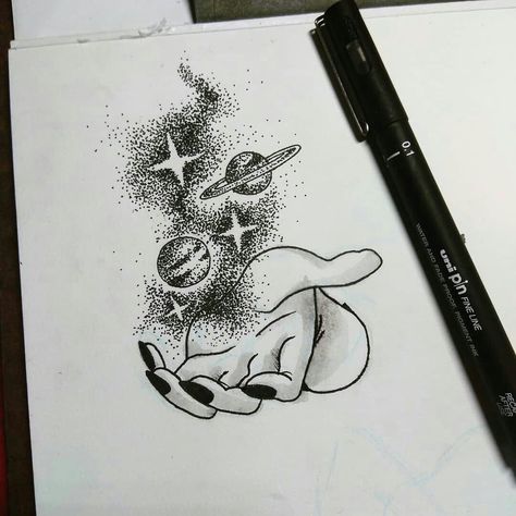 Álbumes de тату эскизы | VK Stippling Drawing, Universe Drawing, Dotted Drawings, Stippling Art, Space Drawings, Desenho Tattoo, Ink Artwork, Dark Art Drawings, Art Drawings Sketches Creative