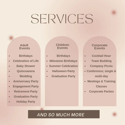 Looking for an event planner? We've got you covered 🥰 #inkandemeraldeventco #eventplanner #texas How To Be A Event Planner, Hall Rental Business, Party Planning Business Aesthetic, Fashion Event Planner Aesthetic, Event Planning Price List, Event Planning Packages, Event Planner Price List, Event Planning Business Ideas, Event Table Set Up Ideas Business