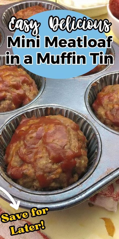 Hey there! Today, I have a delicious recipe to share with you that I absolutely love: Mini Meatloaf in a Muffin Tin. Not only are these mini meatloaves incredibly tasty, but they are also super convenient to make. So, let’s get started with this easy step-by-step guide! Meatloaf In Muffin Pans Recipe, Easy Mini Meatloaf Muffins, Meatloaf Cups Muffin Tins, Meatloaf In Muffin Tin, Muffin Pan Meatloaf Recipes, Muffin Tin Meatloaf Recipes, Easy Mini Meatloaf Recipe, Muffin Pan Meatloaf, Meatloaf With Oats