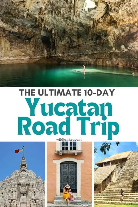 Yucatan Road Trip: My 10-Day Yucatan Itinerary [2023] - Mexico Travel Blog Cozumel Island, Holbox Island, Mexico Itinerary, Tulum Ruins, Yucatan Mexico, Yucatan Peninsula, California Travel Road Trips, Road Trip Itinerary, Cozumel