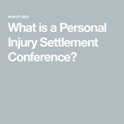 What is a Personal Injury Settlement Conference? Bicycle Accident, Personal Injury Claims, Free Cell Phone, Wa State, Personal Injury Lawyer, Family Law, Personal Injury