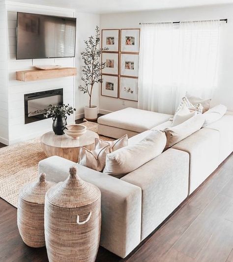 Cozy Home Shots on Instagram: “Everything is so perfect with this beautiful living space by @mari_hedrick ✨What do you think? #cozyhomeshots #livingroomdecor #livingroom…” Studio Apartment Decorating, Living Room Sectional, Living Room Inspo, Apartment Living Room, Living Room Inspiration, Where The Heart Is, Apartment Living, Living Room Interior, Room Designs