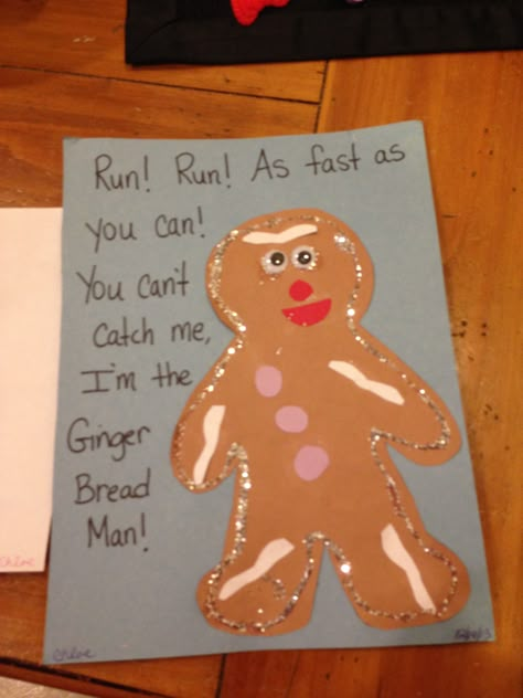 Gingerbread man craft Gingerbread Man Craft, Gingerbread Man Book, Gingerbread Craft, Gingerbread Man Story, Gingerbread Man Crafts, Asd Classroom, Gingerbread Man Activities, Preschool Christmas Activities, Preschool Art Projects