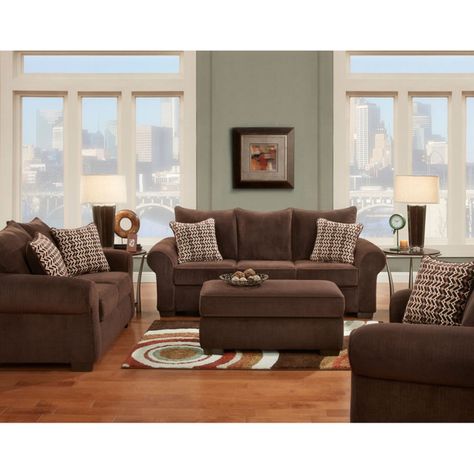 Cambridge Brandywine Loveseat Chocolate Chocolate Brown Room, Brown Room Decor, Mink Sofa, Colorful Couch, Brown Loveseat, Brown Room, Pillows Colorful, Brown Living Room Decor, Unique Decorative Pillows