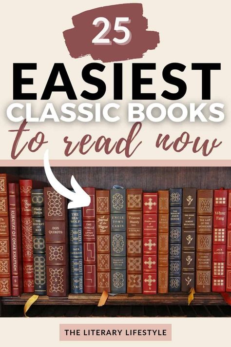 These easy to read classic books help you dive into the short classics and other essential classic books to read that beginners can tackle without the overwhelm. Classic Literature List, Favorite Things Party Gift Ideas, Must Read Classics, Classics To Read, Classic Books To Read, Podcast Ideas, Books For Beginners, Agatha Christie Books, Favorite Things Party