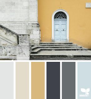 Design Seeds Color Palette, Seeds Color Palette, Today's Inspiration, Seeds Color, Color Dream, Design Seeds, Shades Of Gray, Door Color, Colour Schemes