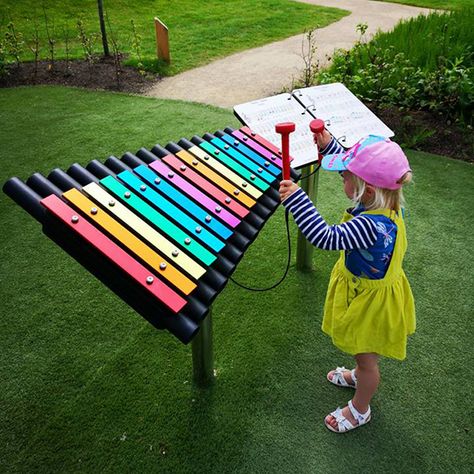 Music for Playful Garden at Brodie Castle, National Trust Scotland - Percussion Play Musical Garden, Musical Playground, Playful Garden, Music Garden, Learning And Growing, Play Ground, Sensory Garden, Outdoor Music, Children Park