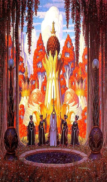 Retro Fantasy Art, Retro Sci Fi Art, Brothers Hildebrandt, Tim Hildebrandt, Greg Hildebrandt, Kingdom Of Light, Classic Fantasy, Dungeon Synth, Fantasy Cartoon