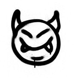 Evil Smiley Face, Easy Graffiti, Graffiti Doodles, Doodle Tattoo, Graffiti Style Art, Graffiti Characters, Laser Tag, Graffiti Designs, Graffiti Drawing