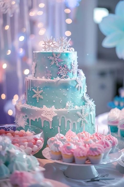 Chilly Fun: Top Frozen Birthday Party Ideas! Frozen Theme Birthday Party Ideas, Second Birthday Frozen Theme, Princess Elsa Birthday Party Ideas, Elsa Third Birthday, Frozen Elsa Birthday Party Ideas, Winter Princess Birthday Party, Ice Princess Birthday Theme, Snow Themed Birthday Party For Kids, Frozen Birthday Party Treats