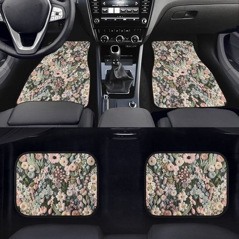 Cottagecore Car, Boho Car Accessories, Car Accessories For Girls, Flower Car, Dog Car Seat Cover, Van Accessories, Car Accessories For Women, Dog Car Seats, Car Gifts