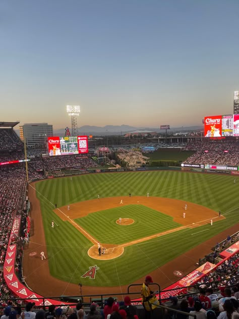 baseball 
angels
dodgers
aesthetic Angels Stadium, Baseball Angels, Anaheim Aesthetic, La Angels Baseball, Los Angeles Angels Baseball, Anaheim Angels Baseball, Stadium Pics, Angel Stadium, Major League Baseball Stadiums