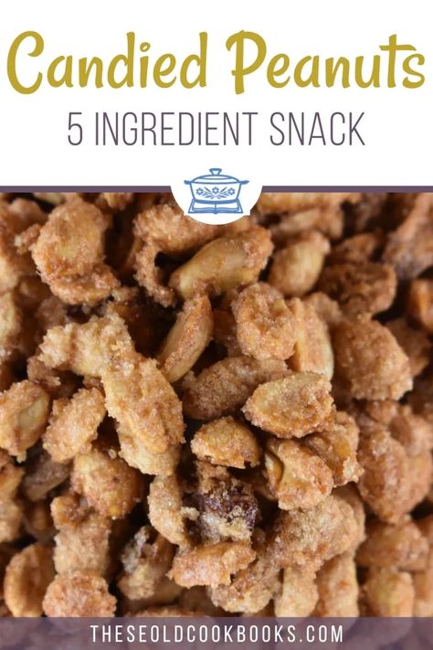 Candied Peanuts Recipe - Sugared Nuts - These Old Cookbooks Glazed Peanuts Recipe, Sugar Peanuts Recipe, Toffee Peanuts Recipe, Butter Toffee Peanuts Recipe, Coated Peanuts Recipe, Candied Peanuts Recipe, Spicy Peanuts Recipe, Pecan Meal, Candied Nuts Recipe