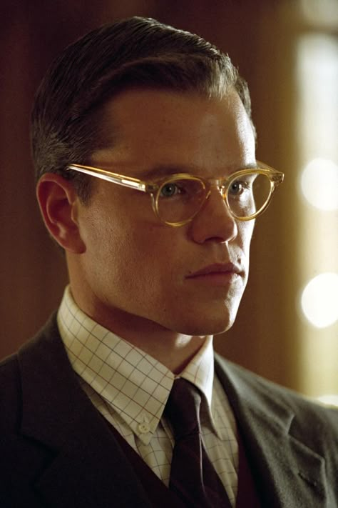 Matt Damon Glasses, Matt Damon Oceans 11, The Secret History Fancast, Young Matt Damon, Ocean's Eleven, Ocean’s Eleven, Sam Jones, Oceans Eleven, Oceans 11