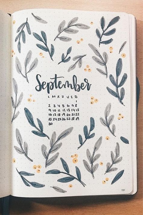 45+ Best bullet journal monthly cover ideas for September #monthlycover #bulletjournalideas Monthly Cover Ideas, Bullet Journal September, April Bullet Journal, Bullet Journal Month, Bullet Journal Page, Bullet Journal 2020, Bullet Journal Cover Page, Bullet Journal Cover Ideas, Bullet Journal Notes